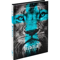 Bíblia Sagrada | ARC | Letra Normal | Capa Dura | Leão Cruz Azul
