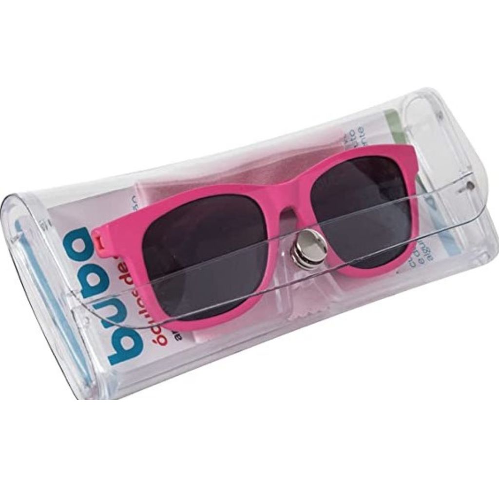 Óculos De Sol Cor Rosa Flexível Com estojo e lenço 11746 - BUBA - Baby & Kids Fashion