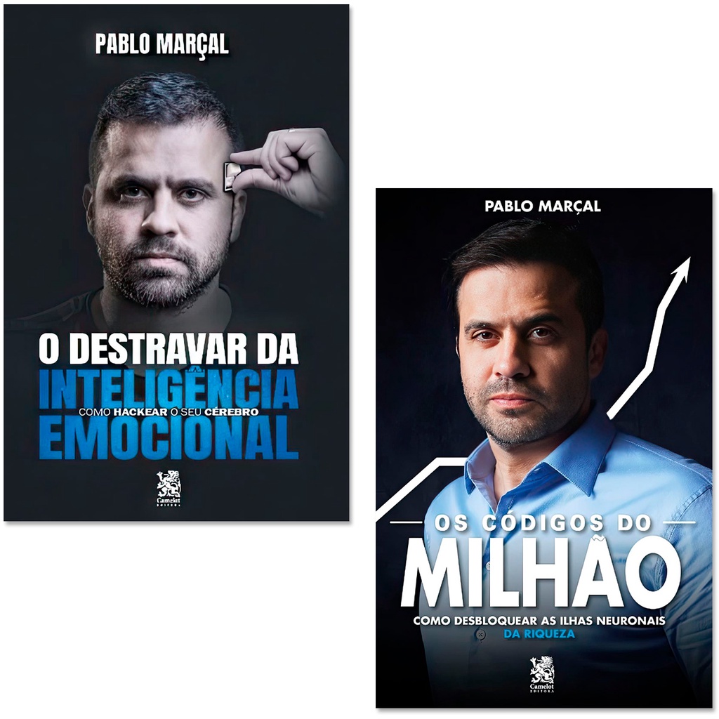 Kit Pablo Marçal - Os Códigos Milhão + O Destravar Inteligência Emocional