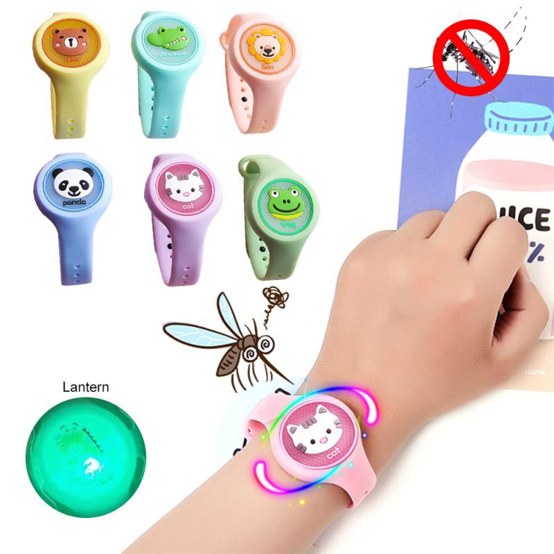 Repelente Mosquito Pulseira Infantil LED Citronela