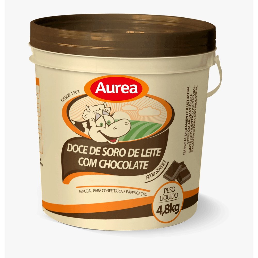 Doce De Soro Leite Com Chocolate 4,8kg - Aurea em Oferta na Shopee
