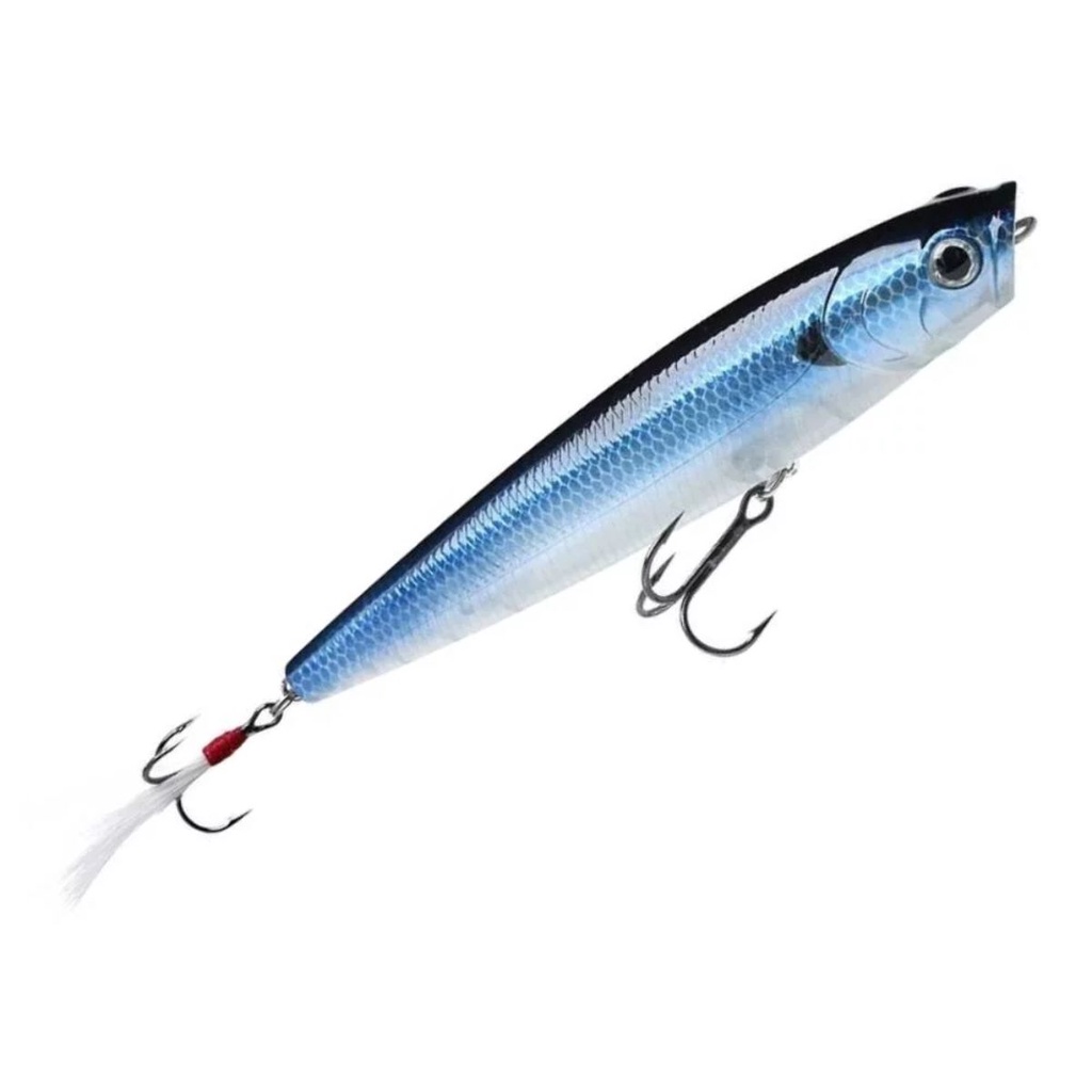 Isca Artificial De Superfície Para Pesca Lucky Craft Gun Fish 11,5cm Ghost Blue Shad 237 19g