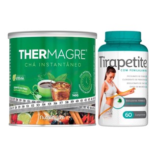 Tirapetite 60 Comprimidos + Thermagre Chá Solúvel 140g Nutrilibrium