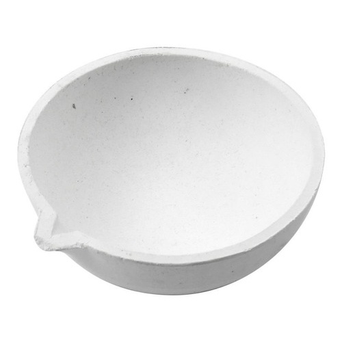 Cadinho Redondo 05 Ourives 100g Ceramica 1500 Graus Fundicão
