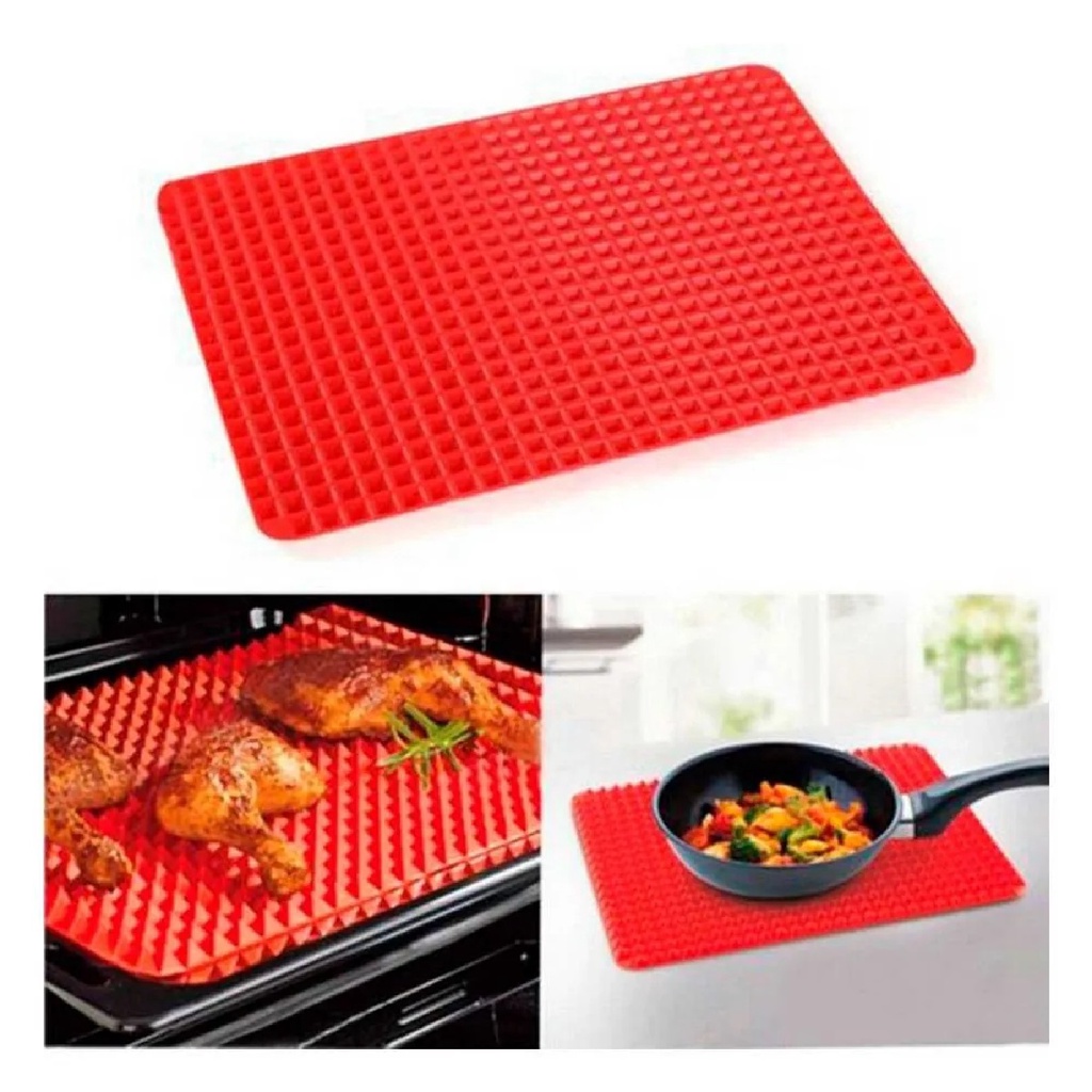 Esteira Tapete Silicone 30x40cm Antiaderente Cozinha Forno