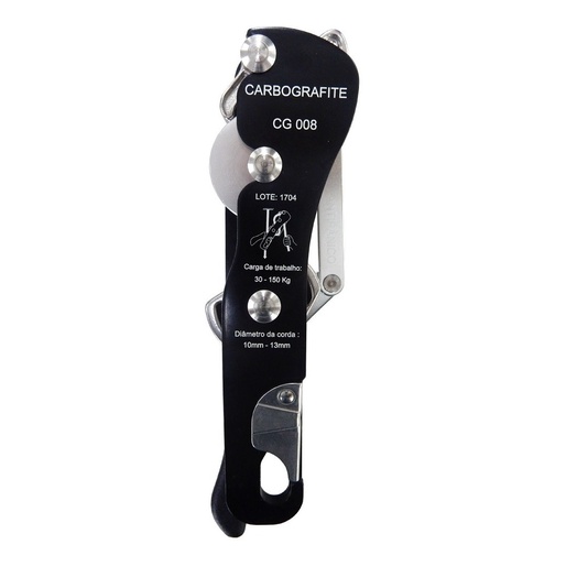 Descensor Antipânico 30 A 150kg Carbografite 10-13mm Cg008
