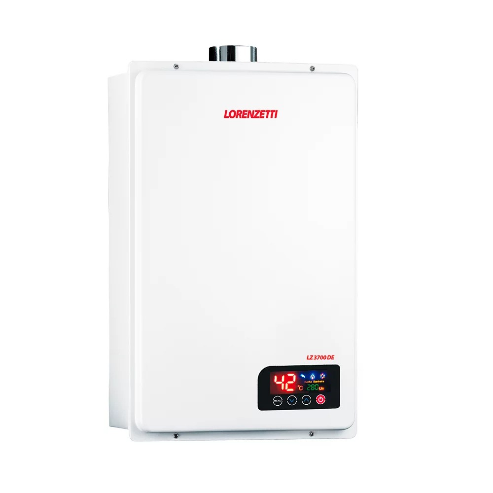 Aquecedor a Gás LZ 3700 Digital Eletrônico GN Lorenzetti