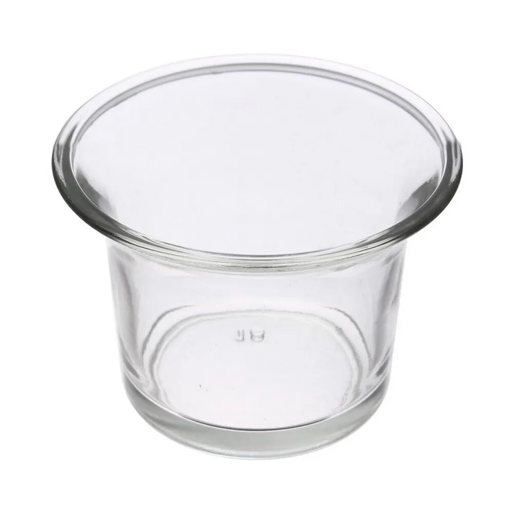 Kit 12 Castiçal De Vidro Redondo Para Decoração Pote Porta Vela Candelabro Decorativo Enfeite Casa