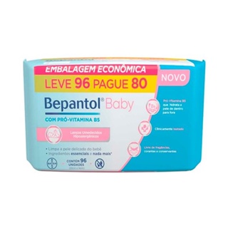 Bepantol Baby Lenços Umedecidos 96 Unidades em Oferta na Shopee