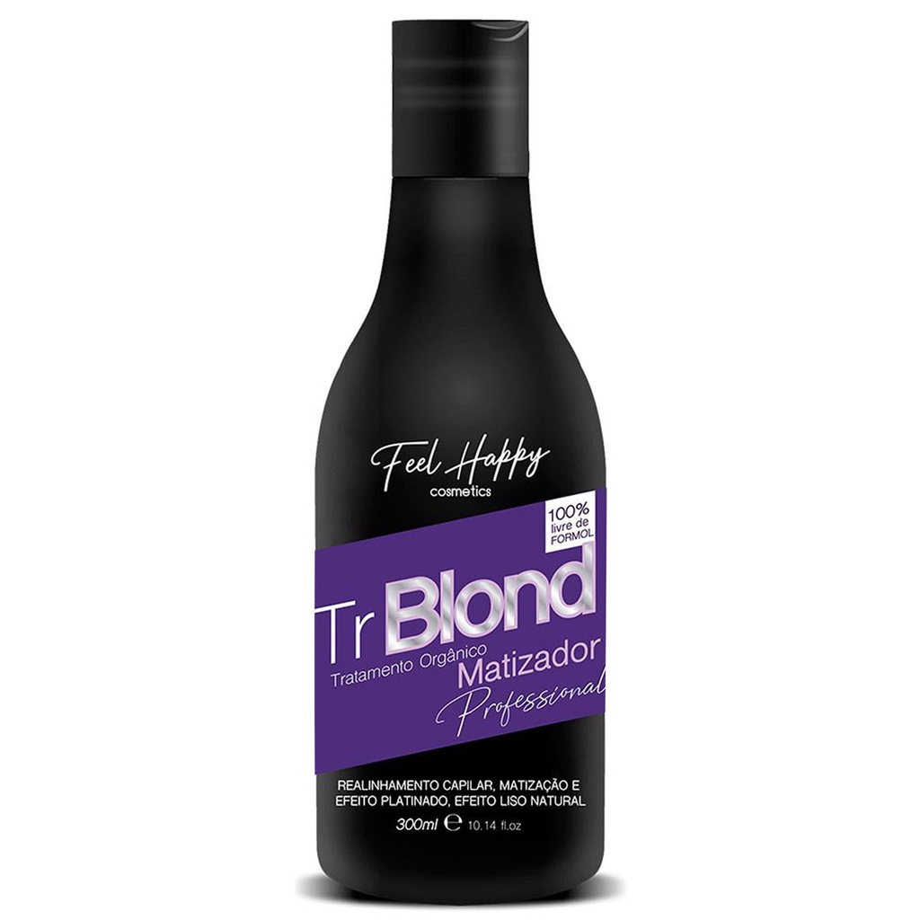 Escova Progressiva Orgânica Blond Loiro 300ml Feel Happy