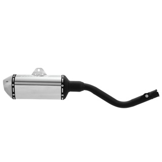 Ponteira Escapamento Escape Moto Pro Tork Mini 3 Stamp Bros 150 2006 2007 2008 Cromado Curva Preta em Oferta na Shopee