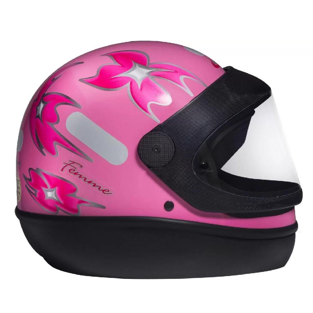Capacete Para Moto San Marino Rosa 56 em Oferta na Shopee