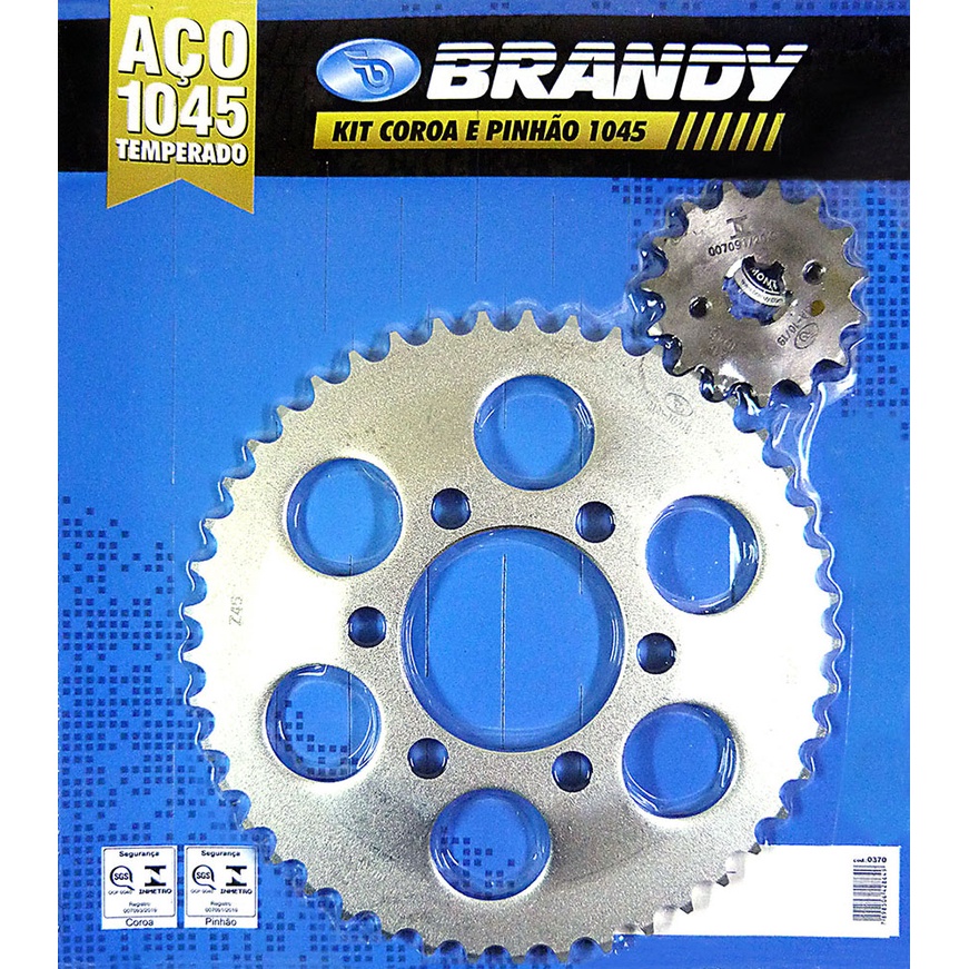 Kit Relação para Moto Yamaha XT 225 / TDM 225 Sem Corrente - Brandy