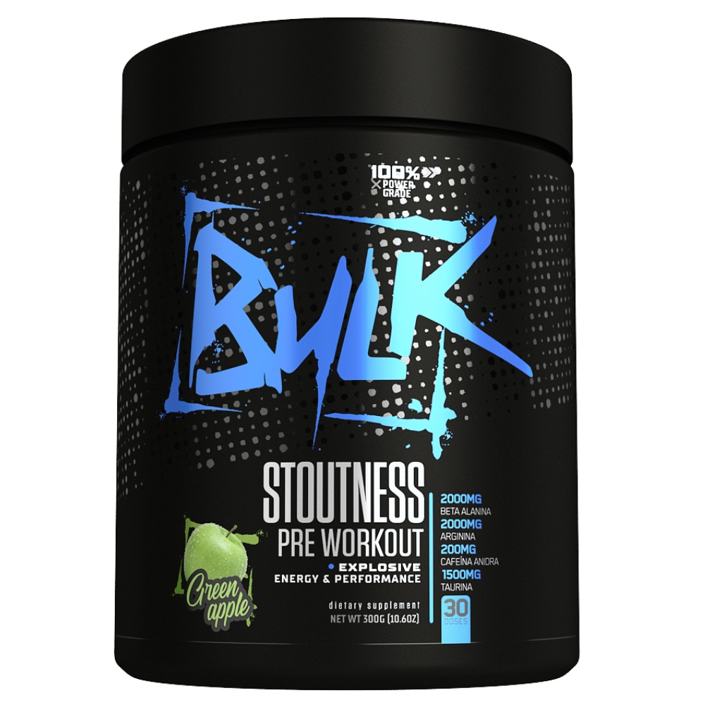 Stoutness Pre Workout 300g Bulk Nutrition (Pré Treino)