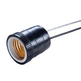 Bocal Soquete E27 Porcelana Emborrachado C/ Rabicho Preto em Oferta na Shopee