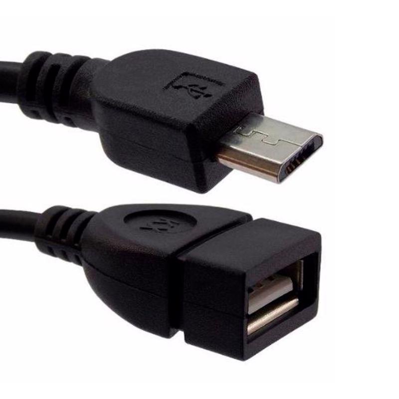 Cabo Adaptador Otg Micro Usb V8 X Usb Fêmea Tablet Celular