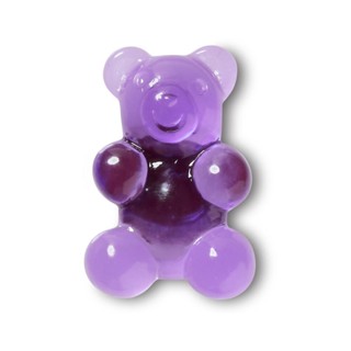 Jibbitz™ bala de urso roxo unico