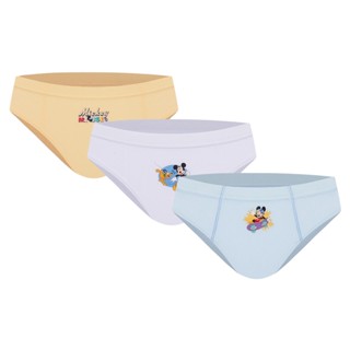 Kit com 3 Cuecas Slip Infantil Mickey Disney Trifil