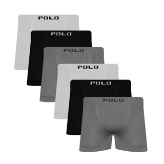 Kit 6 Cueca Box de Microfibra Polo Star Sortida