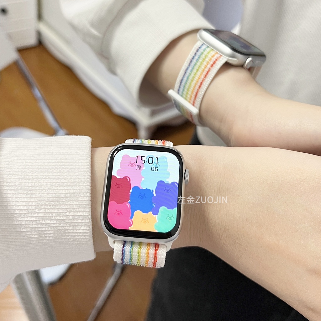 Banda De Nylon Para Relógio Haylou Smart Watch 2 Pro LS02 Substituição De Laço