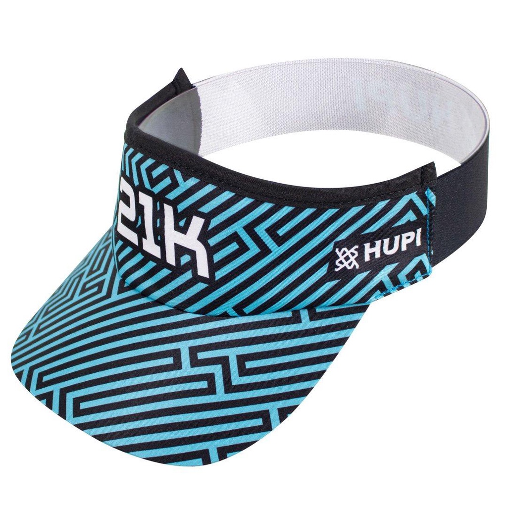 Viseira para Corrida HUPI 21k Grids Azul em Oferta na Shopee