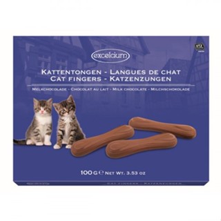 Língua de Gato Chocolate ao Leite Excelcium 100 g