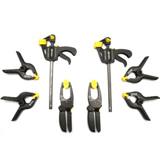 Conjunto de Grampos Rápido Tipo Speed e Múltiplo com 8 Peças