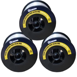 Kit 3 Arames Revestido Para Solda Mig Flux Rolo 1Kg Espessura 0.8mm Sem Gás Erb Maquinas