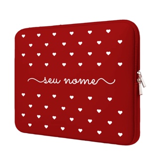 Capa Case Mala Feminina Maleta para Notebook Macbook Neoprene 15.6/14.1/13.3/12.1/17.3/11.6 - PERSONALIZADA com SEU NOME em Oferta na Shopee