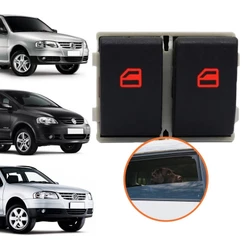 Botão Interruptor Vidro Elétrico Led Vermelho Interno Fox Voyage Volkswagen Gol Parati G4 G5 G6