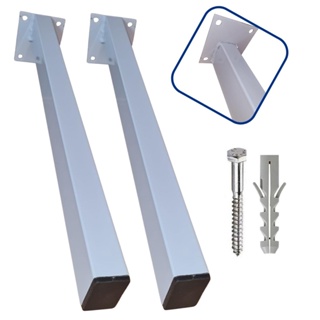 Suporte para Pia de Parafusar 40cm 2 peças Mão Francesa Grapa Bancada Granito Prateleira em Oferta na Shopee