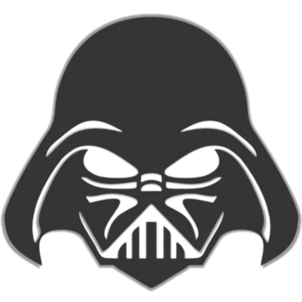 Quadro Darth Vader Decorativo  Painel MDF 6mm Preto Laser Decoração Star Wars