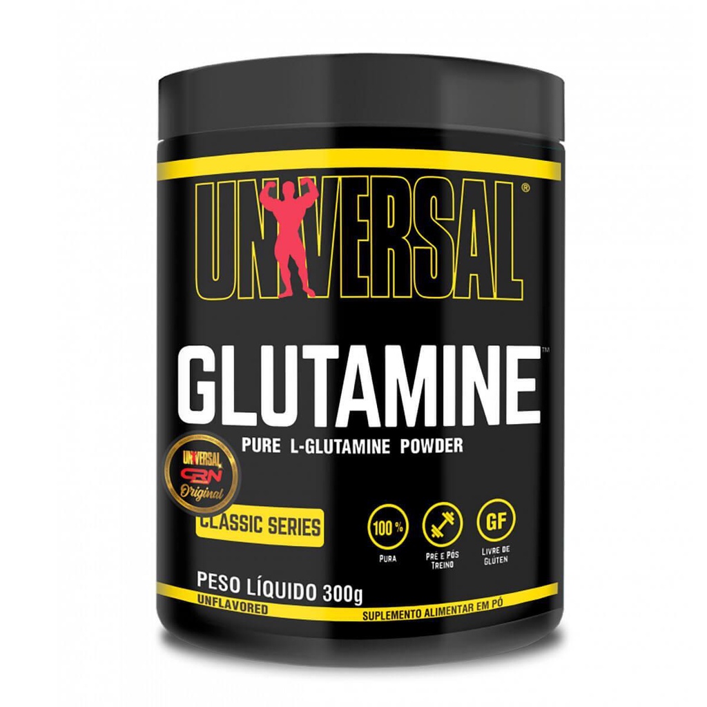 Glutamina 100% Pura 300g - Universal Nutrition