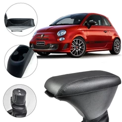 Apoio De Braço Encosto Fiat 500 2010/2011 Couro Marrom Claro