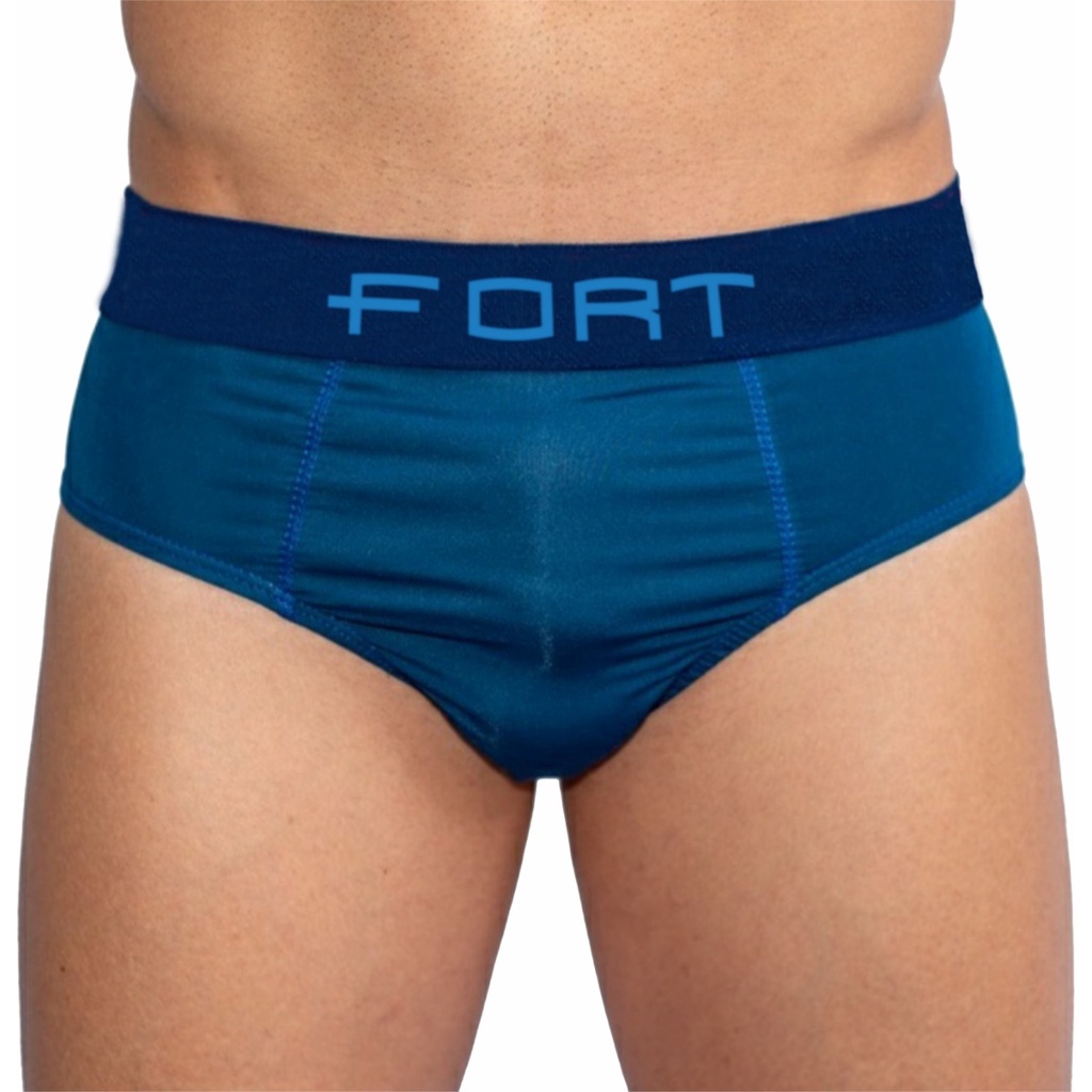 Kit 10 Slip Cueca Tradicional Masculino Adulto Microfibra Forrada em Algodao com Elastico na Perna
