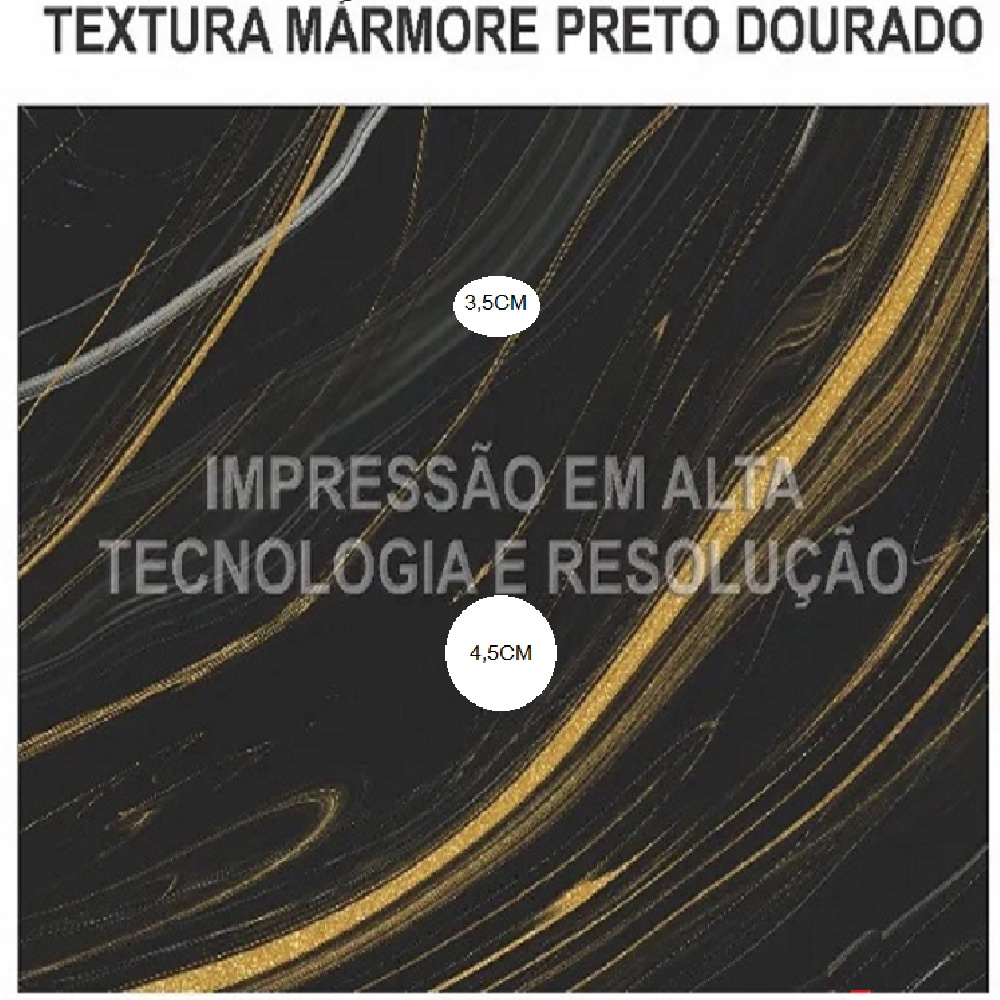GABINETE DE VIDRO PARA BANHEIRO 60CM OVAL AP SLIM MÁRMORE PRETO DOURADO · foto 2