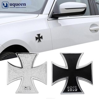 UQ Autocolantes Para De Ferro Cromado Cruzado Metal Alemanha 1813 Virtue Symbol Medalha Cruz Emblema Decalque Autocarro em Oferta na Shopee
