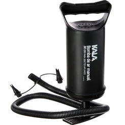 Bomba de Ar Manual 30cm Portátil Infla Bote Colchão Inflável Kala
