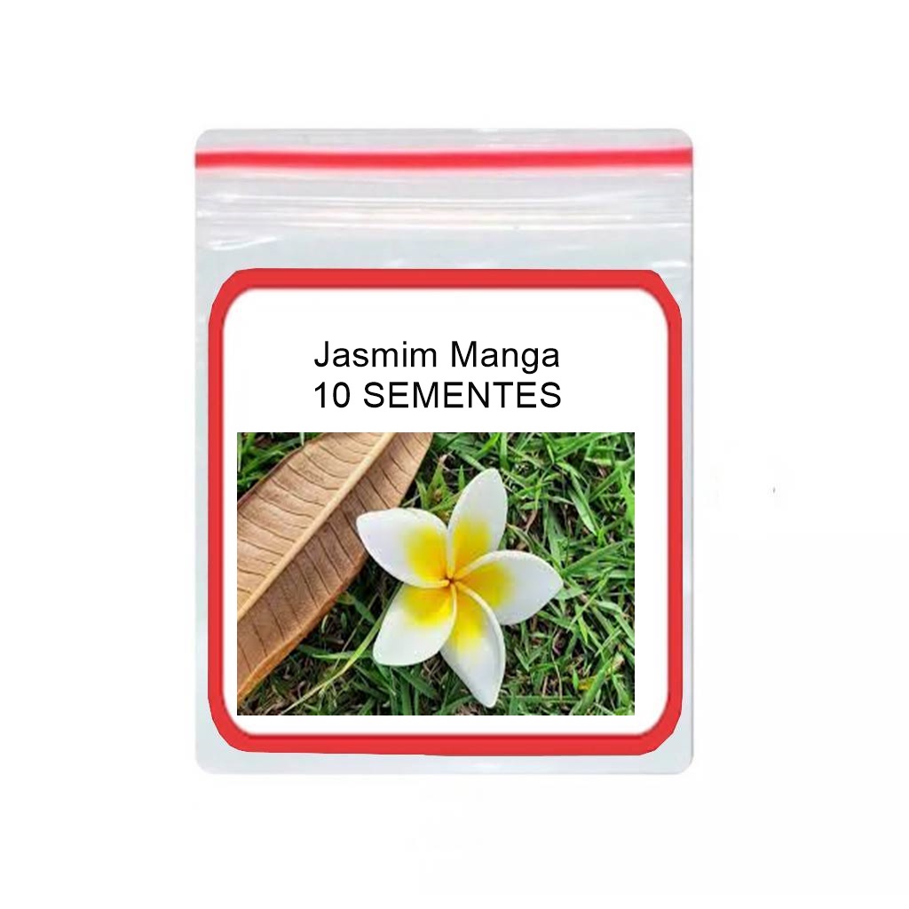 Plumeria Mix Jasmim Manga Flores Flor 10 Sementes