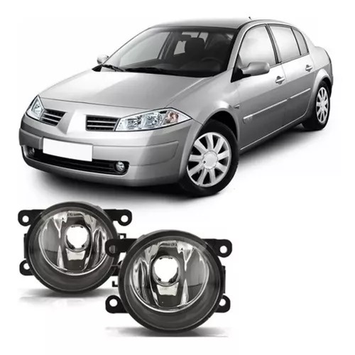 Par Farol De Milha Universal Renault Megane 2006 2007 2008 2009 2010 2011 2012 2013