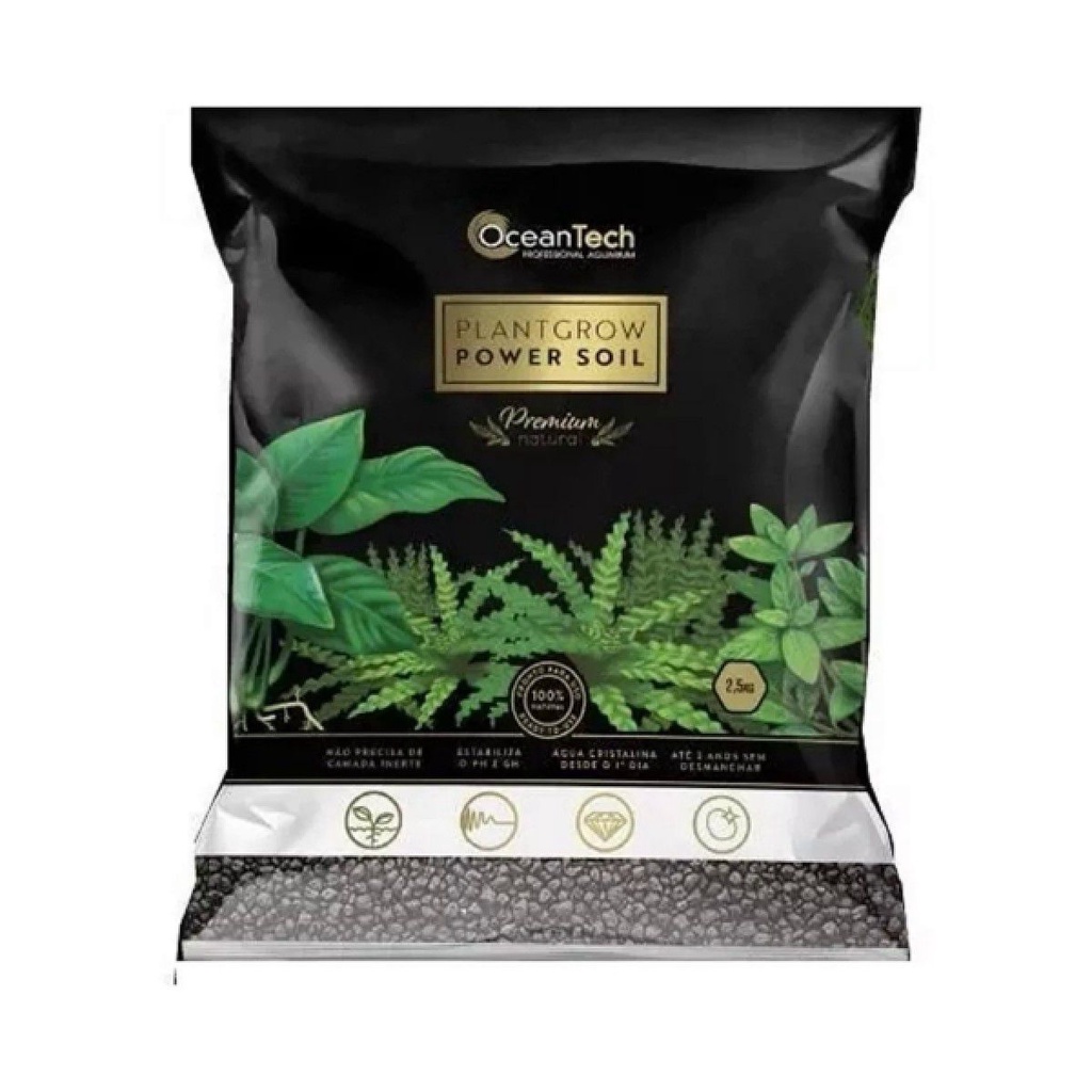 Substrato Ocean Tech Fertil Plant Grow Power Soil 2,5kg