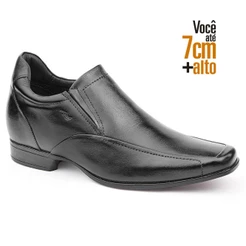 Sapato Vegas Alth Couro Rafarillo Aumenta Altura 7cm