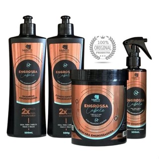 Kit Engrossa cabelo Hábito Habito Cosmeticos ( 4 produtos ) Fios encorpados