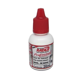 Tinta para pincel de quadro branco 20ml Vermelho Radex