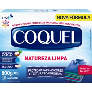 Lava Roupas Coquel Natureza Limpa 800g