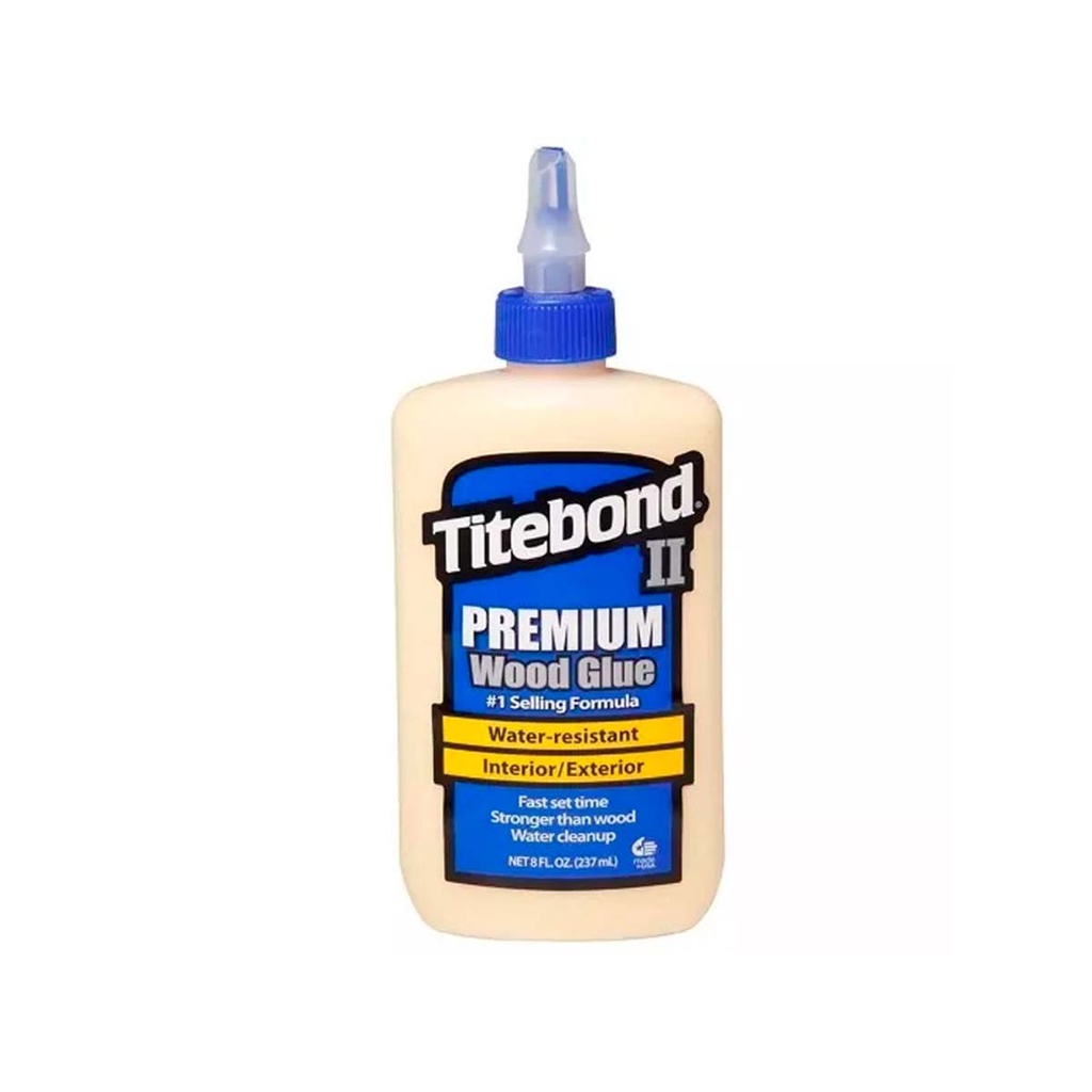 Cola para Madeira II Premium Wood Glue Titebond 237 ml - Stationery