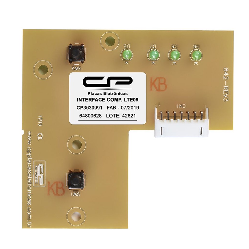 Placa Interface Compatível para Lavadora Electrolux LTE09 64500189