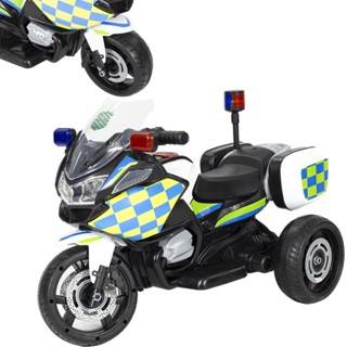 Mini Moto Elétrica Infantil Motorizado 6V Brinquedo Criança 25kg Polícia Off-Road
