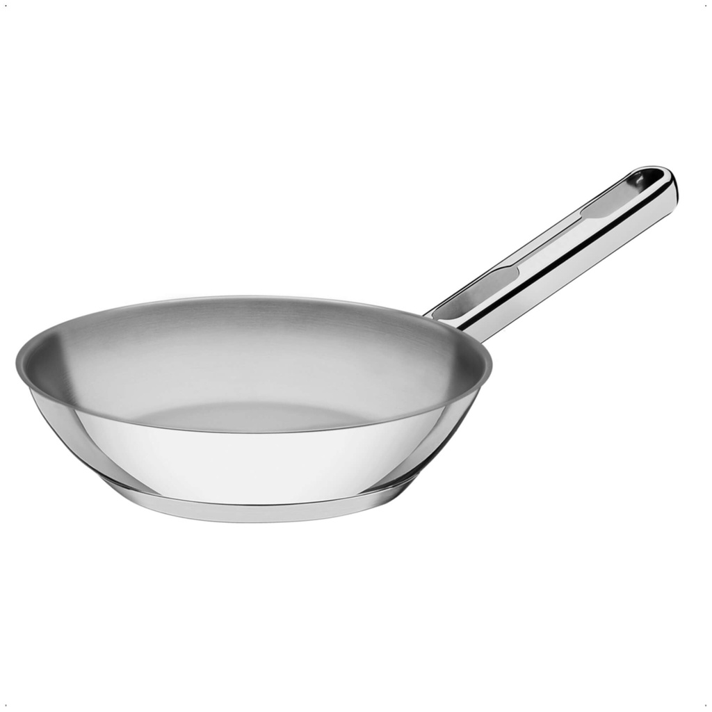 Frigideira Tramontina Allegra em Aço Inox com Fundo Triplo 24cm 2,1 L Fogão Gás Elétrico Vitrocerâmico - 62666241 em Oferta na Shopee