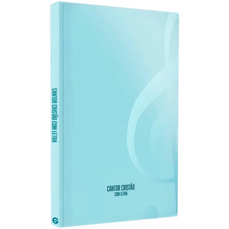 Cantor Cristão Grande com Letra Brochura Tiffany | Editora Geográfica